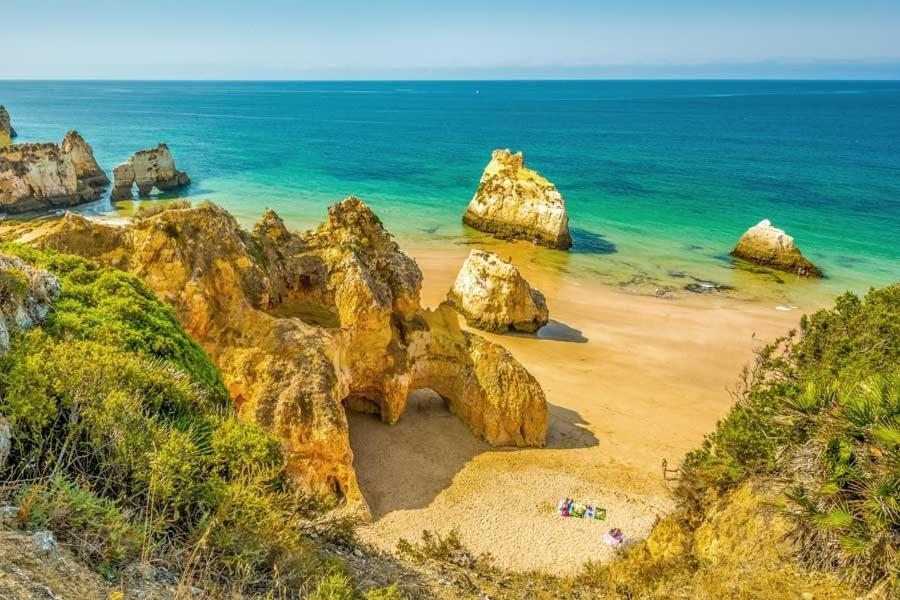 Litoral Mar Dream 17, Beach Front, Free Wi-Fi, Private Parking, Pool Portimao Exterior photo